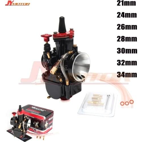 Quality 21 24 26 28 30 32 34mm Universal Mikuni Maikuni PWK Carburetor Parts Scooters With Power Jet Motorcycle ATV
