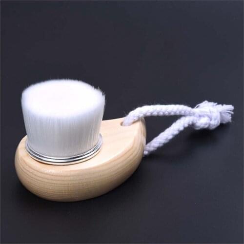 Fiber Facial Face Clean Wash Deep Cleansing Pore Care Brush Mild