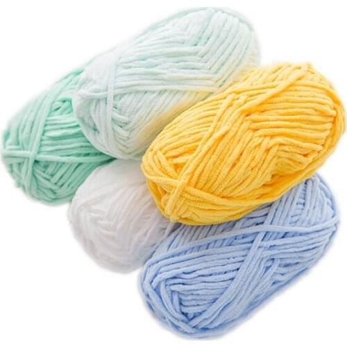 Knitting handmade diy doll crochet thick yarn Hand Knitting Yarn Fine Thread For Weaving Sweater wholesale 100g/pc 68meters /pc