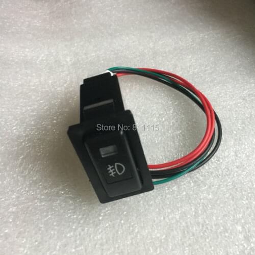 Fog Lamp Switch, Day Light Switch for Changan CX20, EADO CS35, Refitting Optional, Free Shipping Fog Light Switch Button
