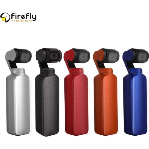 Sunnylife Protective Film Metallic Color Stickers Decals Pure Color Skin for DJI OSMO Pocket Handheld Gimbal Camera Black Wrap