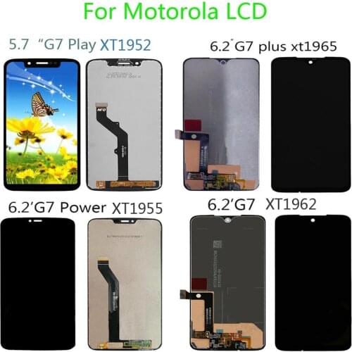 For Motorola Moto G7 XT1962 G7 Play XT1952 G7 Power XT1955 G7 Plus XT1965 LCD Display Touch Screen DigiziterAssembly Replacement