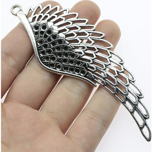 1pcs 108mm 2 Colors Big Angel Wings Charm Pendant Eagle Wing Charm Pendants Large Wing Charms