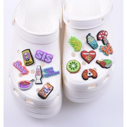 1 PCS PVC Men Croc Shoes Charms Baseball Team Shoe Charm Accessories M L B Kid Sport Clog Shoes Decorations for Boy Girl Gith