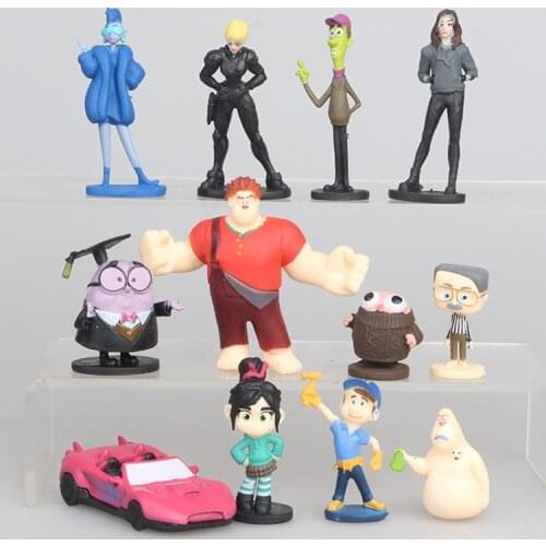 12pcs/set Movie Full Characters Pvc Figure Model Toys 3-8cm