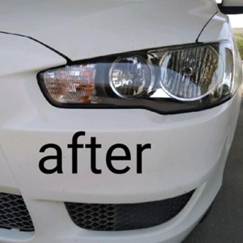 2Pcs for Mitsubishi Lancer Ex 10-16 Headlight Transparent Lampshade Shell Headlights Lampshade head light lamp Glass Headlight L