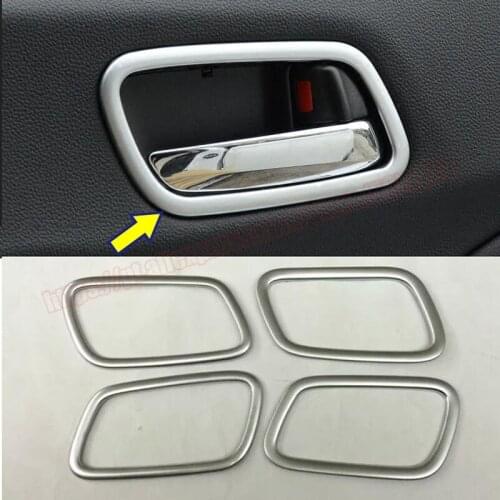 4Pcs Car ABS Chrome Inner Door Bowl Trim Cover For Honda CRV/CR-V 2012-2016