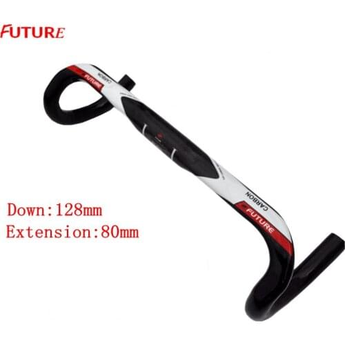 FUTURE Full Carbon Fibre Bike Bend Bar/Road Bicycle Handlebar Cycling Bikes Handlebar Accessories Parts UD Gloss 400/420/440mm