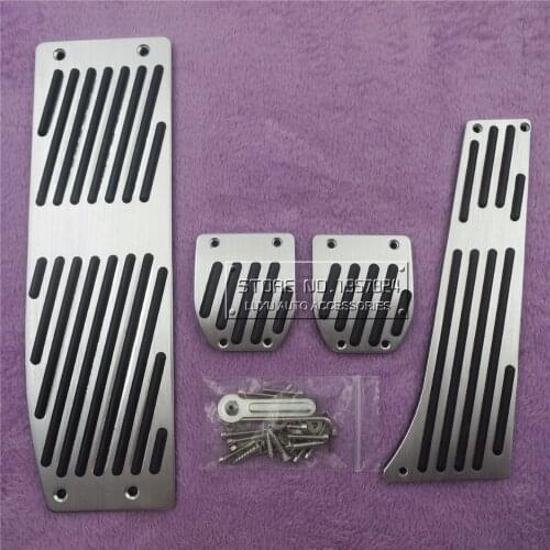 Car Accessories For BMW 3 5 series E30 E32 E34 E36 E38 E39 E46 E87 E90 E91 X5 X3 Z3 MT/AT pedal Pads Cover Stickers Car Styling