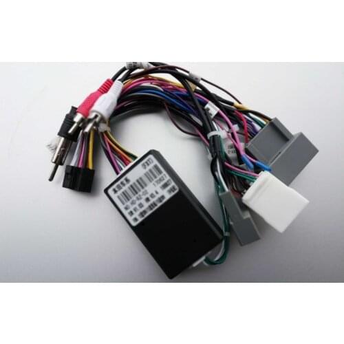 Car Audio & CD Player, 16 Pin, Android, Calbe Power Adapter with Canbus Box for Honda Civic CRV, Media Wiring Harness