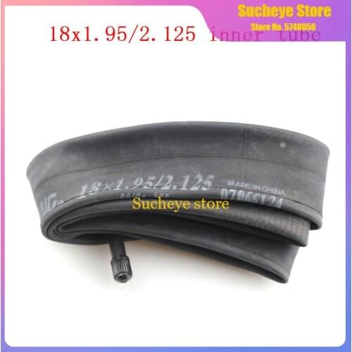 Free shipping Inner Tube 18x1.95/2.125 with a Straight valve fits many gas electric scooters and e-Bike electric folding bicycle