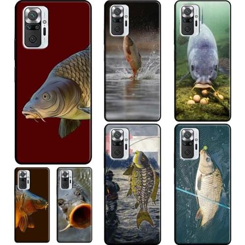 Common Carp For Xiaomi Redmi Note 10 7 8 9 Pro Note 9S 8T Case For Redmi 9A 8A 7A 9 9C 9T K40 Cover