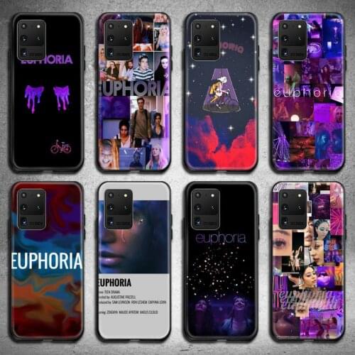 TOPCASHOP American TV Series Euphoria Phone Case for Samsung S20 plus Ultra S6 S7 edge S8 S9 plus S10 5G lite 2020