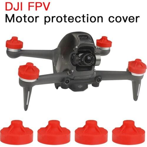 For DJI FPV Motor Protection Cover Is Suitable for DJI FPV Ride-through Aircraft Dust Cover Protection Cover UAV Accessories