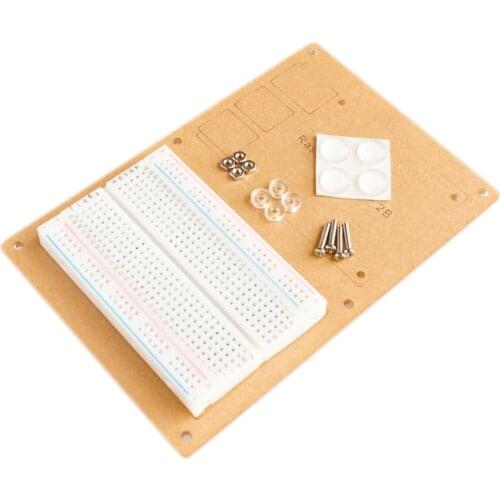 400 point Breadboard + Mounting Plate Prototype Experiment Plate for Raspberry Pi 3 & Raspberry Pi 2 Model B