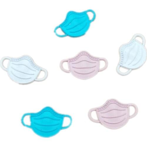 10pieces Resin mask Handmade Jewelry charm pendants Mask bracelet Connector Charm 23x14mm