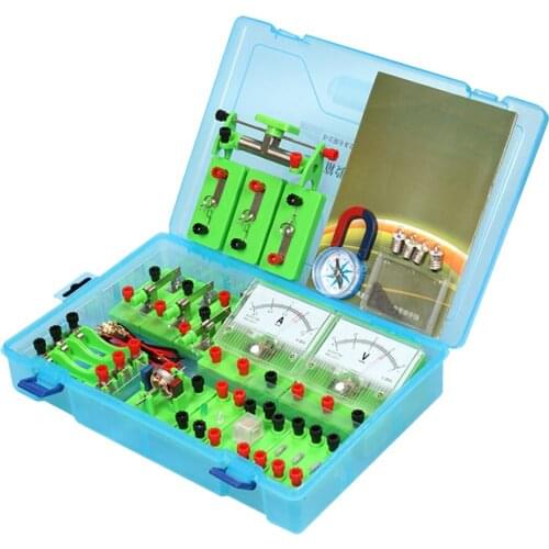 Physical electromagnetics experiment set Ohms law Oersted experiment Electromagnetic relay experiment series paralle connection