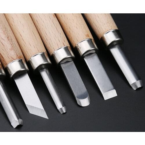 WoodCarving tool Set WoodWorking Tools Chisel Kit Carvers Graving Knife set kit W044