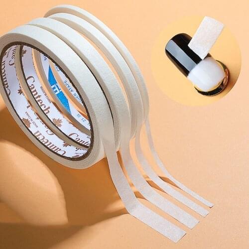 Nail Art Masking Tape French Stripe Style Nail Polish Glue Sticker Isolation Tape Apply Powder Nail Tools