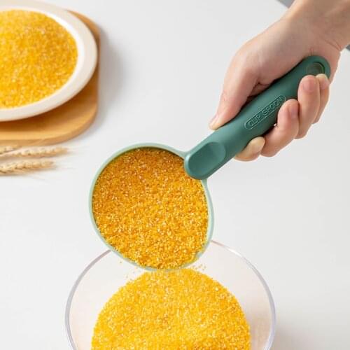 New Measuring Coffee Flour Bean Pet Food Feeder Plastic Scoop Spoon Cup Ladle Bag Sealing Clip Clamp Tong Kitchen Tools