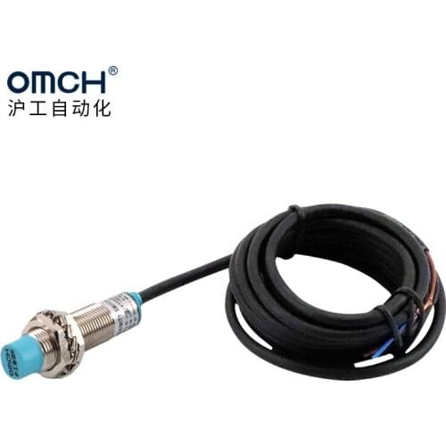 OMCH ALJ12A3-4 Cylindrical Proximity Switch Sensor M12 Inductive DC 3-wire NO PNP NPN AC NC Detective Range 4mm