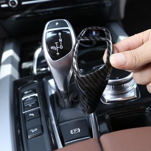 For BMW F20 F30 F31 F34 X5 F15 X6 F16 X3 F25 X4 F26 F10 ABS Gear Shift Panel Frame Gear Knob Cover Head stickers Car Accessories