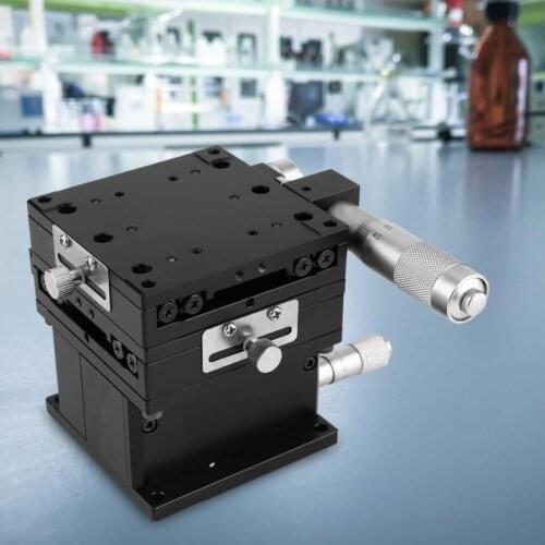 SEMXYZ-80 XYZ linear guide rail Stage Trimming Platform Bearing Fine-tuning Sliding Table 80*80mm linear rails and bearings