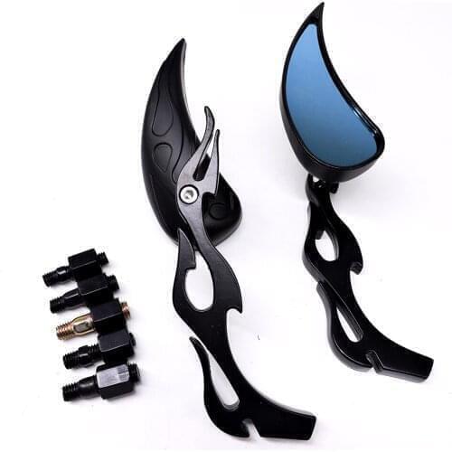 Universal High Quality Motorcycle Rear View Mirrors 8mm 10mm Screw Bar End Mirrors Motorbike Cafe Racer Mirror