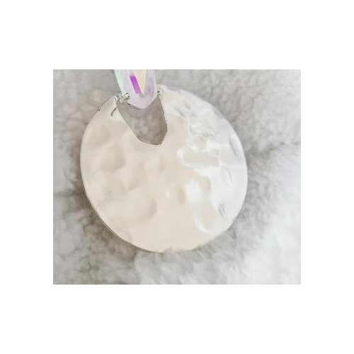 High Quality Top Small Oval Dichroic AB Crystal Big Harmmed Round Disc Fan Shaped Drop Earrings for Women