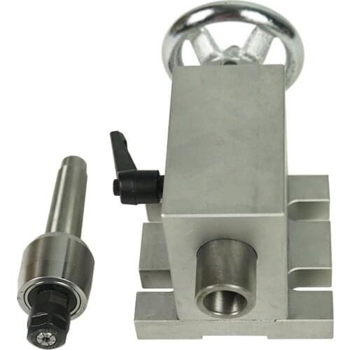 Center Height 65mm CNC Tailstock with Chuck for Woodworking Engraving Milling Machine