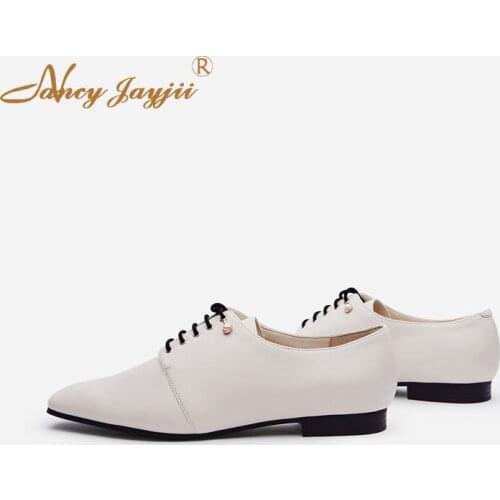 Women Ladies Flat Shoes Adult Women Shoes Wear Square Shoes Spring / Fall Flats Fashion Casual Elegant Mature Foundation 2019