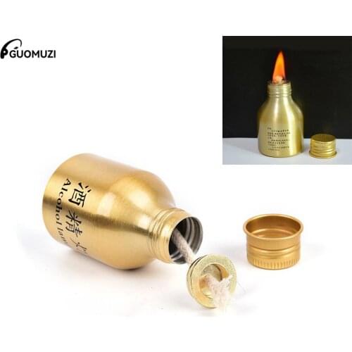 1PCS Portable Mini Metal Lamp Alcohol Liquid Stoves For Outdoor Survival Camping Hiking Travel Wholesale