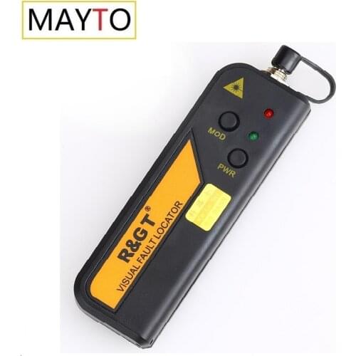 10mw FTTH Mini Type Fiber Optic Visual Fault Locator Red Light Source Tester Testing Tool with 2.5mm Connecter(SC/FC/ST)