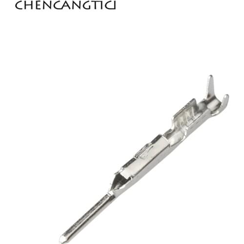 50 Pcs Crimp Loose Pins Brass Auto Wire Terminal For Car Male 0.6MM Elcetrical Connector Splice Terminal DJ612-0.6A G3