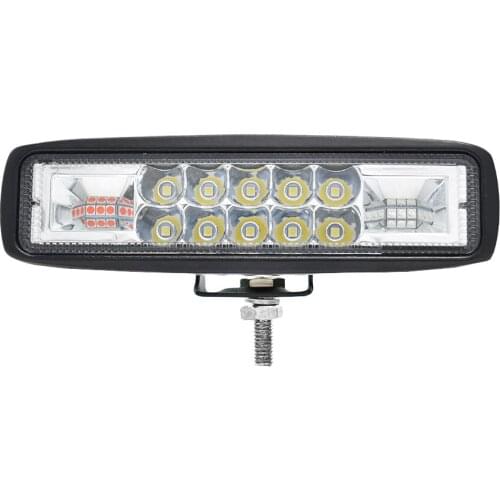 1 Pcs ECAHAYAKU 6inch LED Light Bar Red Blue Flashing style LED Warning Light for Offroad SUV Motorcycle Boat E-bike 4WD 12V~24V