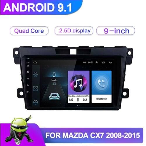 9" 2 DIN Android 10.1 Car Radio For Mazda CX7 CX-7 CX 7 2008-2015 Car Stereo GPS Navigation MP5 Player Head Unit WiFi Bluetooth