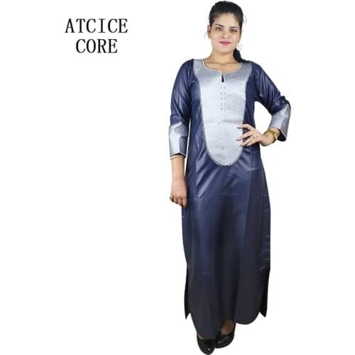 AFRICAN DRESSES FOR WOMEN SOFT MATERIAL EMBROIDERY DESIGN DRESS LONG DRESS WITHOUT SCARF