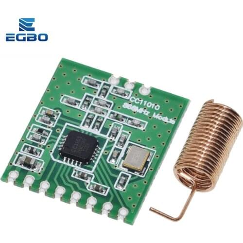 CC1101 Wireless Module Long Distance Transmission Antenna 868MHZ SPI Interface Low Power M115 For FSK GFSK ASK OOK MSK 64-byte