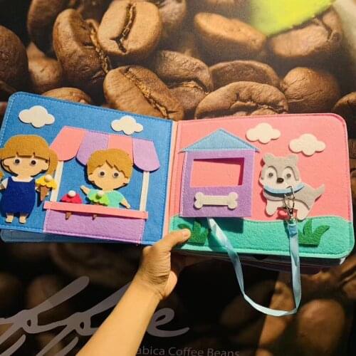 Baby Cloth Books Toddler Basic Life Skill Early Learning Education Montessori Toys for Girl Boy Training Cognitive