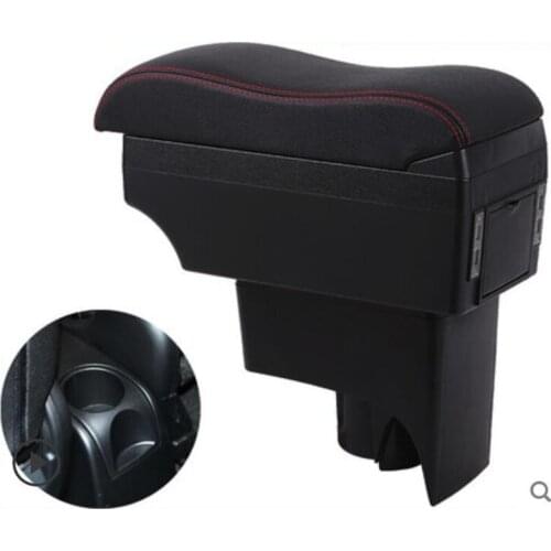 For Nissan Livina armrest box USB Charging heighten Double layer central Store content cup holder ashtray accessories