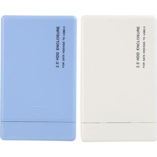 2.5 inch SATA to USB 2.0/ USB 3.0/ Type-C HDD SSD Case 5Gbps SATA to USB 3.0 Adapter Hard Drive Enclosure Case for WIndows Mac