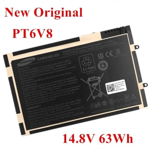 New Original Laptop replacement Li-ion Battery for DELL Alienware M11X M14X R1 R2 8P6X6 PT6V8 P18G 14.8V 63Wh