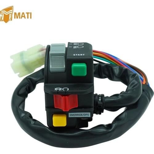 Left Handlebar Control Switch Start Run Off Headlight Override DPS for Can Am ATV Outlander 500 650 800R EFI Max Renegade 800R