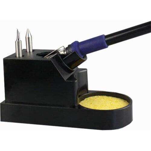 Soldering Iron Stand Holder Stander Iron Tip Clean Ball Sponge Electric Iron Rosewood Soldering Iron for T12 TS80 TS100 Parts
