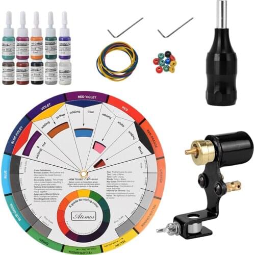 Complete Tattoo Kit for Beginners Tattoo Power Supply Tattoo Machine