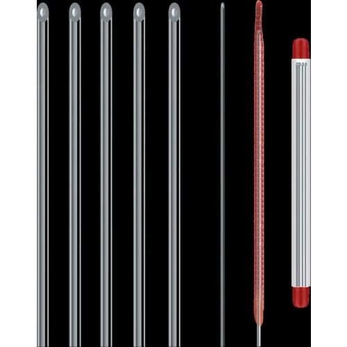 WALK FISH 5 Pcs/set Fishing Needle Gate Stainless Steel Fast Upper Bait Metal Hollow Gas Fishing Gear Tools Accessories Tackle