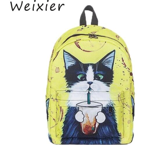 Weixier Women's Textile Backpacks