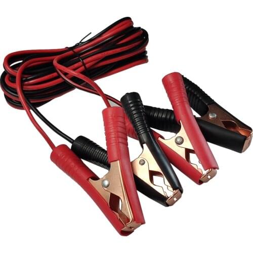 JKM 90mm Caravan Van Battery Test Lead Clips Alligator Clips for Auto Battrey Charger Charging Connect Connector Socket