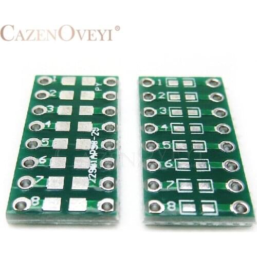 10pcs/lot 0805 0603 0402 to DIP PCB Transfer Board DIP Pin Board Pitch Adapter keysets In Stock