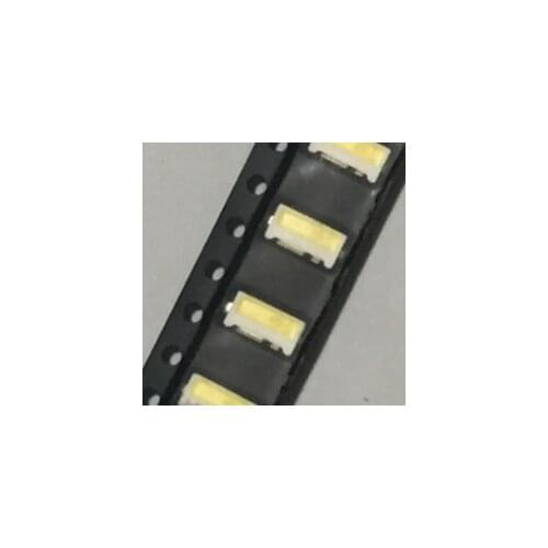 200PCS/Lot SMD LED 7032 6V 1W 160mA Cool White High Power For TV Backlight